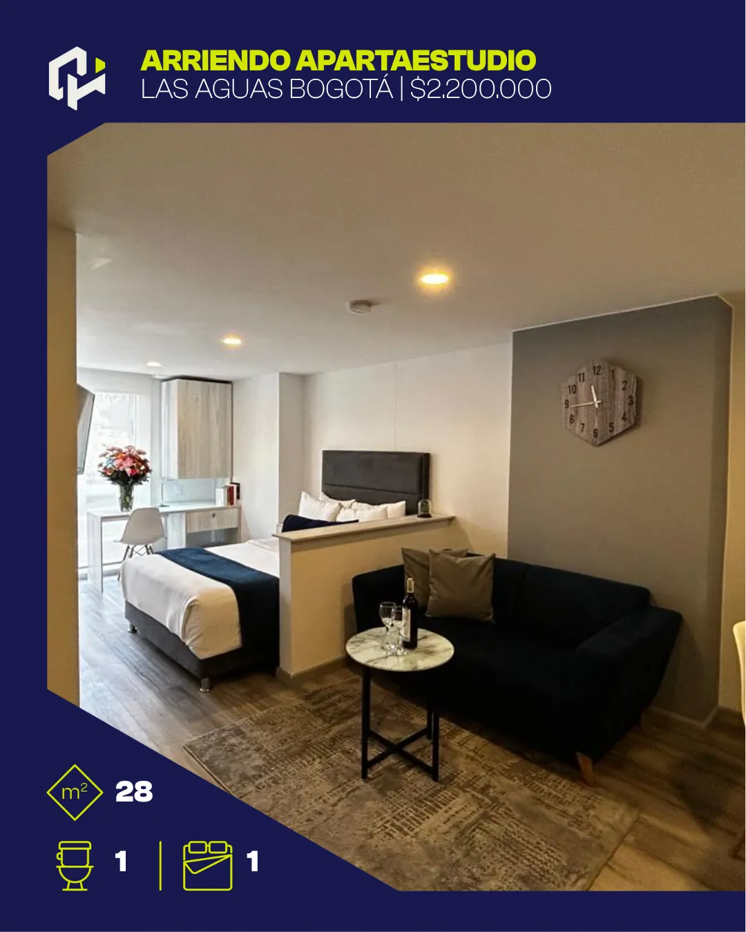 Apartamento tipo Loft amoblado