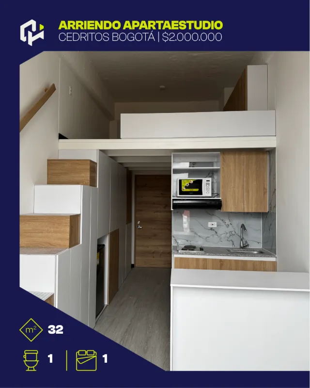 Apartaestudio en Cedritos, Bogotá D.C. — QuickHom