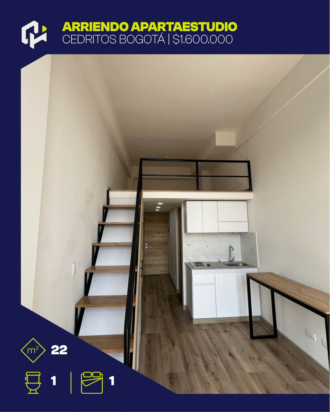 Loft moderno en Cedritos