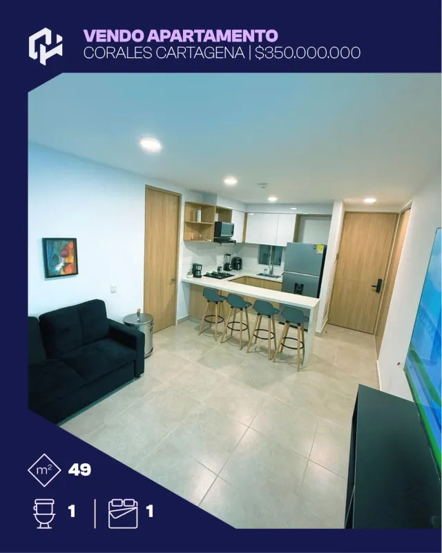 Apartamento en Corales, Cartagena — QuickHom