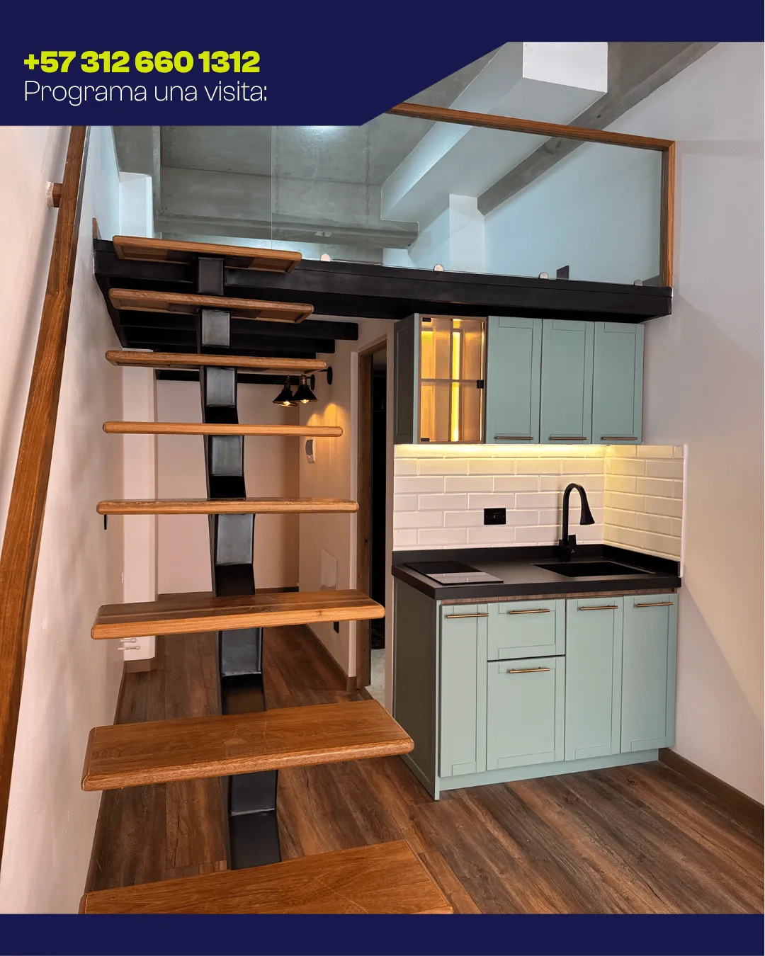 Apartaestudio acogedor con excelente ubicación — foto 2
