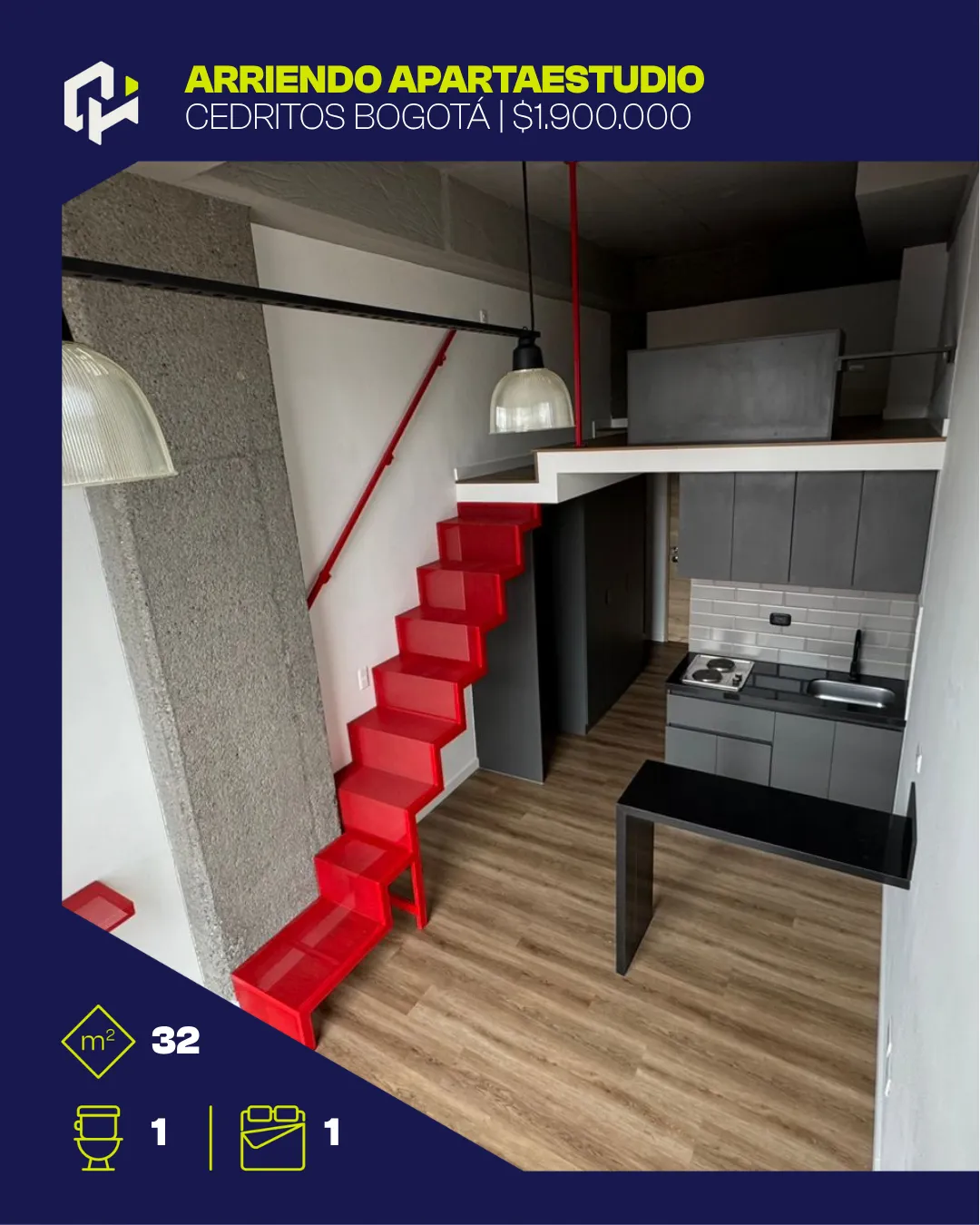 Loft moderno en Cedritos