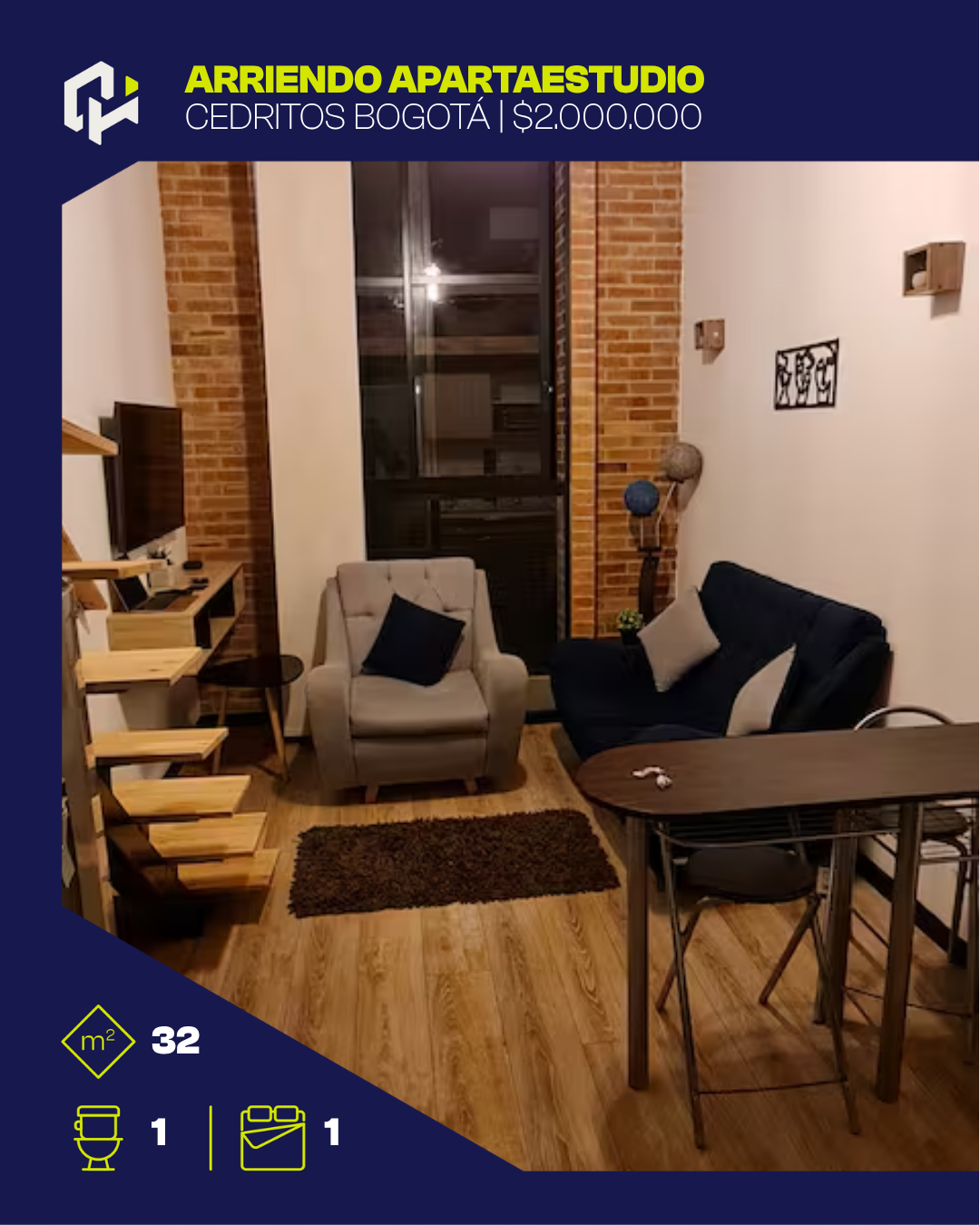 Apartamento cerca a la Universidad del Bosque