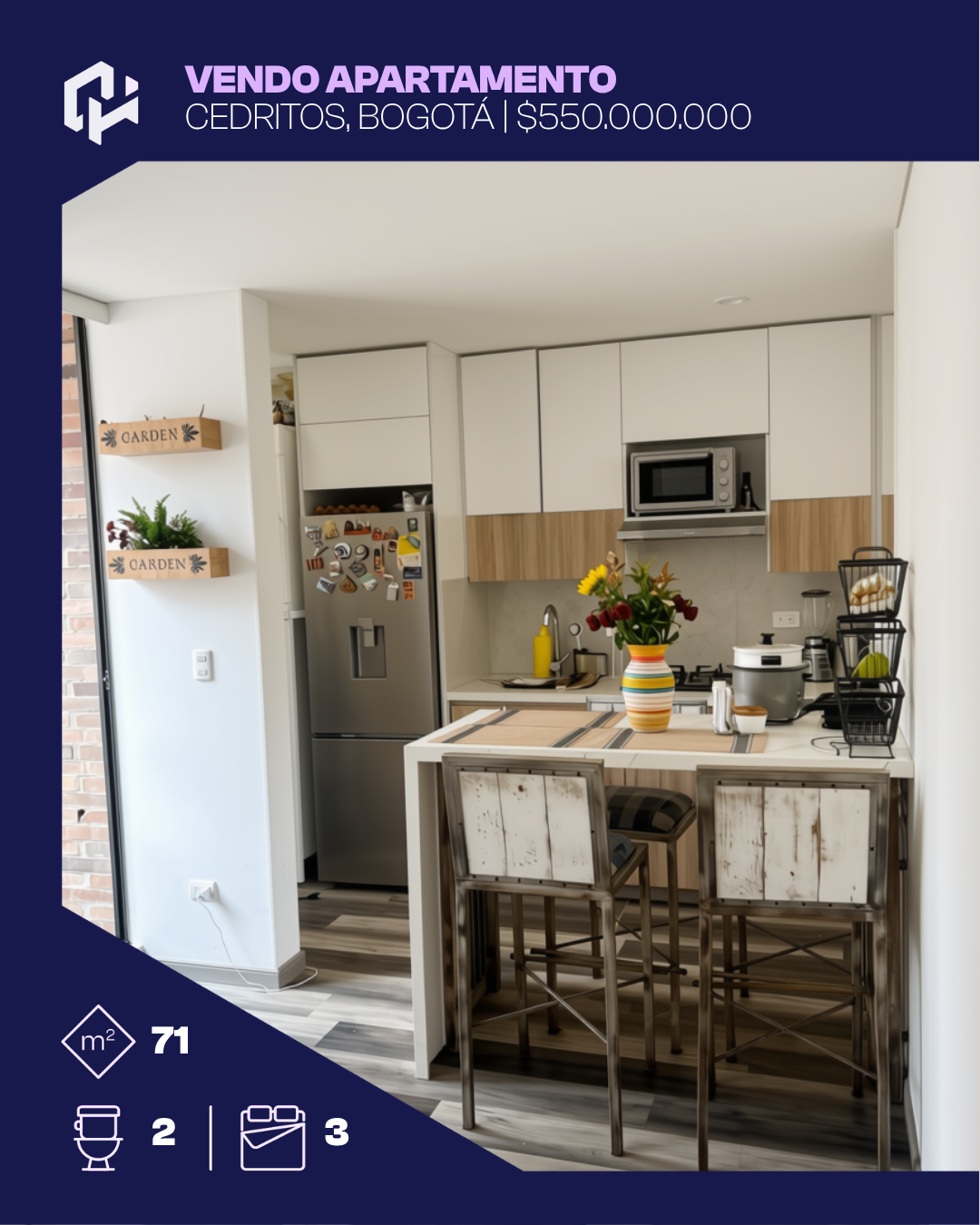 Apartameto muy acogedor con excelente ubicación