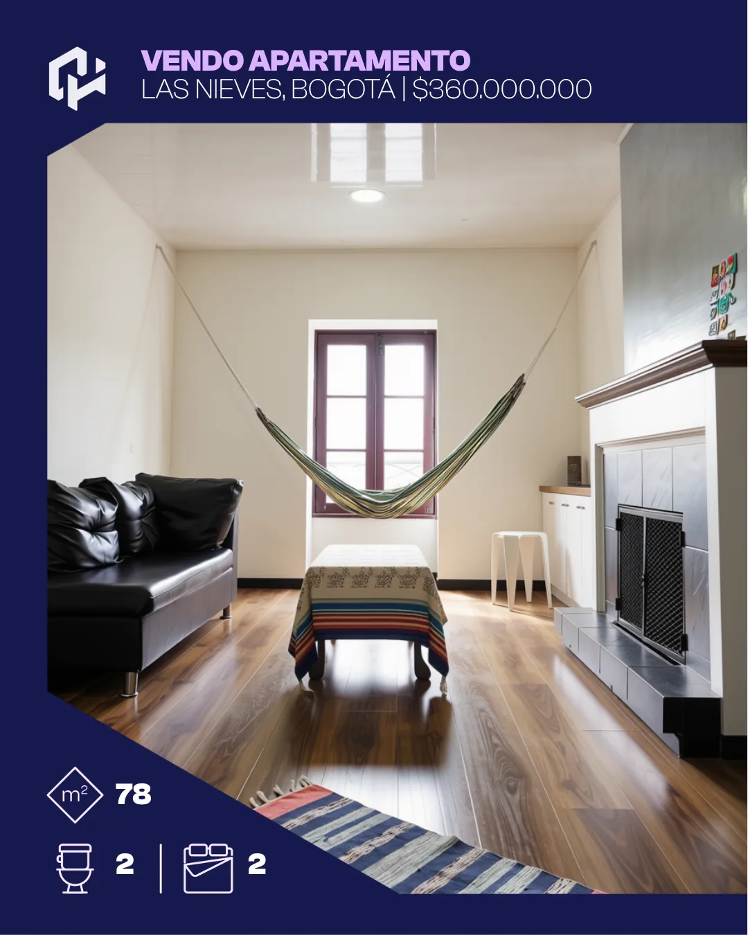 Apartamento con ubicación privilegiada en Bogotá