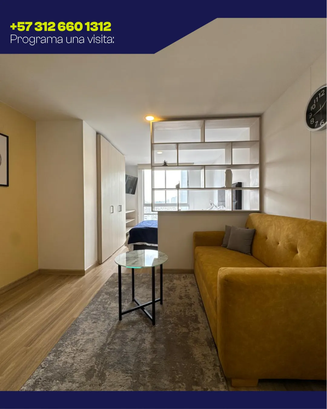 Apartaestudio amoblado con excelente ubicación — foto 2