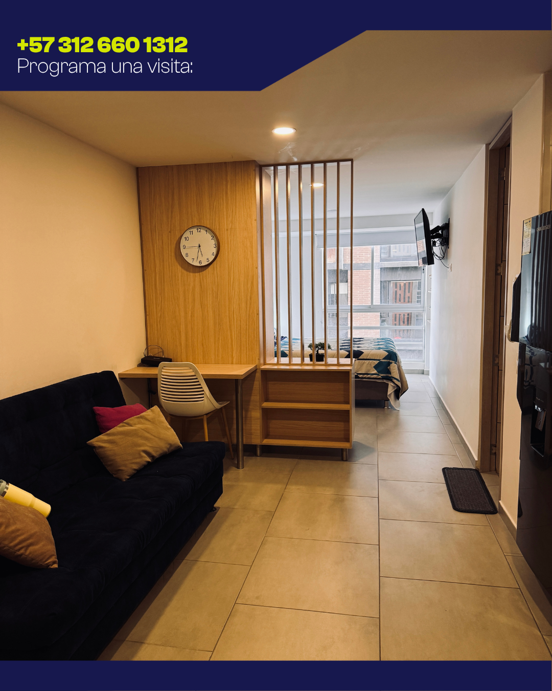 Apartaestudio amoblado en zona universitaria — foto 2