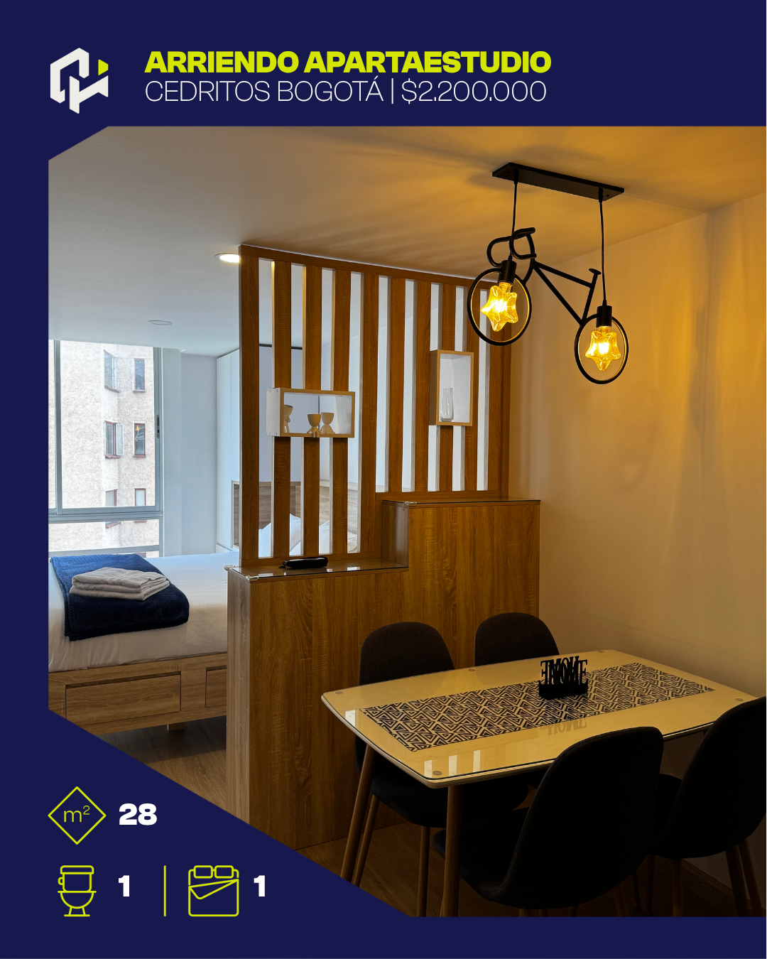 Apartamento totalmente amoblado en el centro de Bogotá